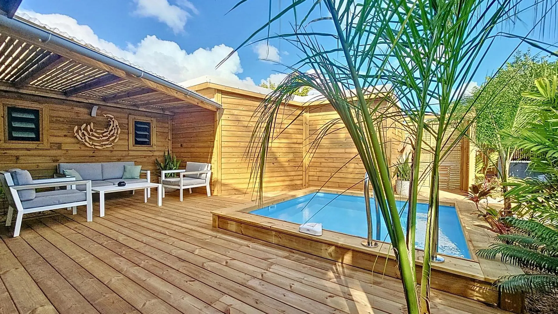 Villa L'Anjou Creole A Sainte Anne En Guadeloupe Avec Piscine Privee Et 2 Chambres Pour 4 Personnes 0*, Sainte-Anne (Grande-Terre) Guadeloupe